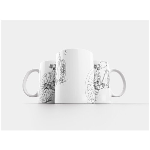 фото Кружка "велосипед, цикл, педаль" 320 мл lotsprints