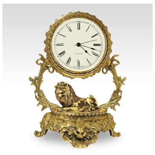 Часы настольные из бронзы 