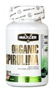 MAXLER Organic Spirulina таб., 135 г, 180 шт.