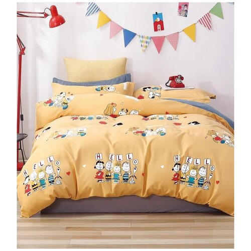 фото Детский комплект постельного белья boris bd020, сатин, 1,5-спальный, наволочка 50х70