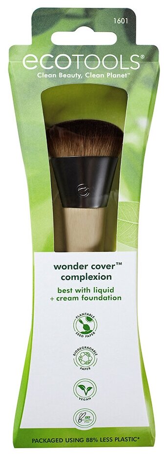 Кисть для тональной основы EcoTools Wonder Cover™ Complexion Brush