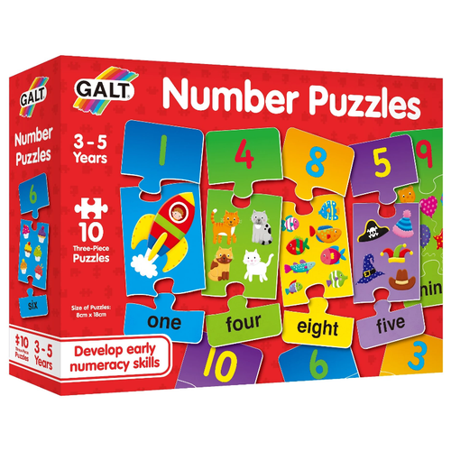 фото Пазл galt number puzzles (1105050), 10 дет.