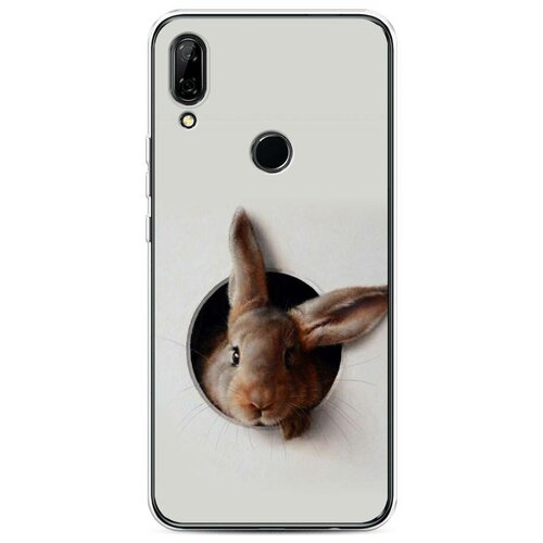 фото Силиконовый чехол "любопытный кролик" на huawei p smart z / хуавей п смарт z case place