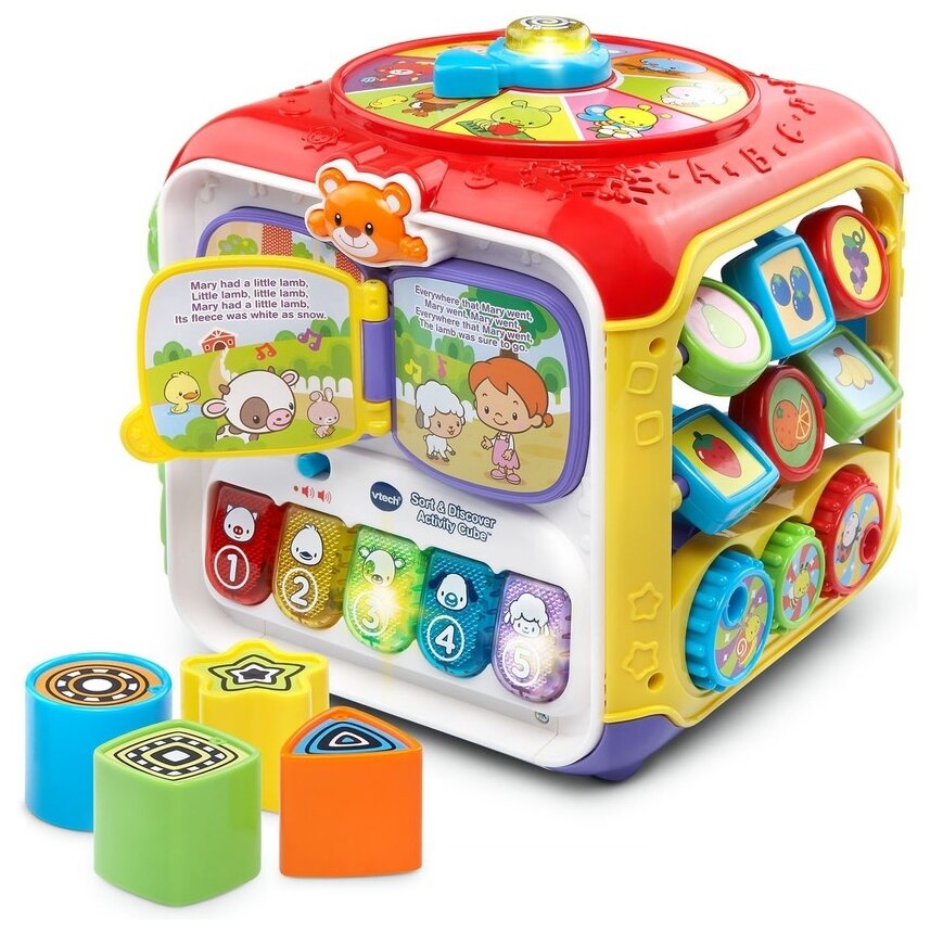 Vtech VTECH Интерактивный многофункциональный куб Играй и Учись (свет, звук) 80-183426