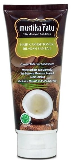 Кондиционер для волос Mustika Ratu с экстрактом кокоса, 175 мл