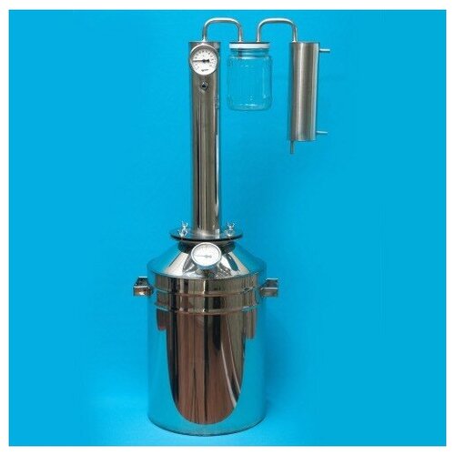 Самогонный аппарат 20л дистиллятор Умелец ЦФБ с вертикальной царгой с банкой-сухопарником 874800₽