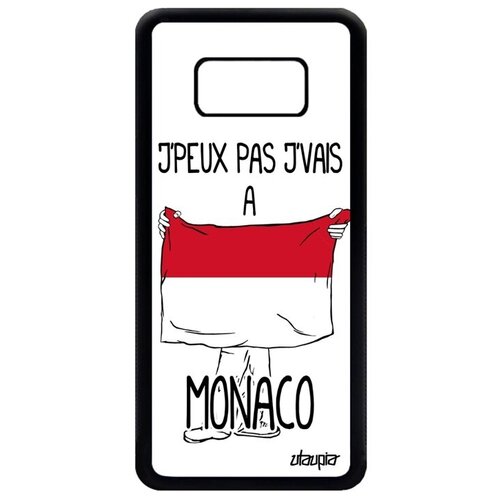 фото Чехол на смартфон // galaxy s8 // "еду в монако" надпись туризм, utaupia, белый