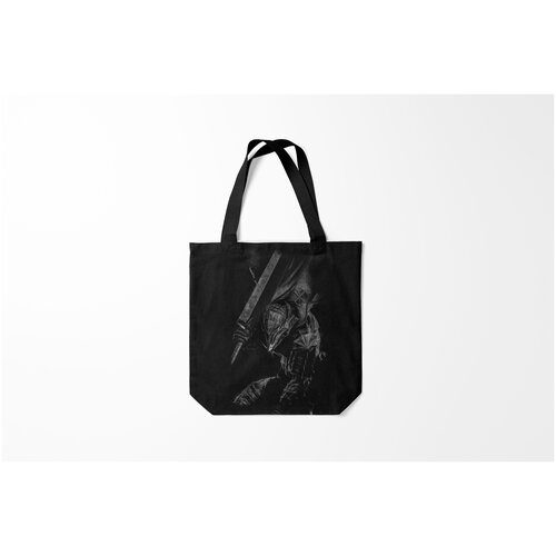 фото Сумка-шоппер / 40х40 см / аниме / берсерк черно белый burnettie