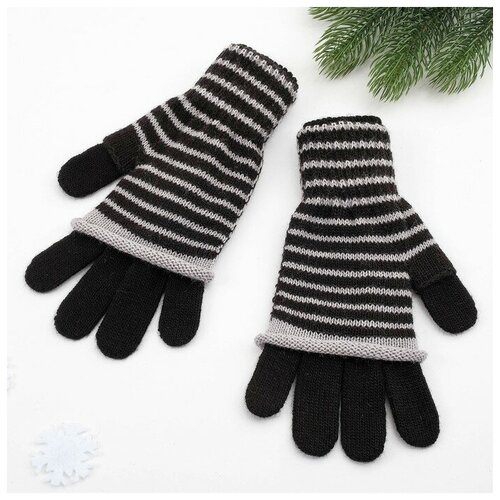 фото Перчатки снежань, размер 7, черный