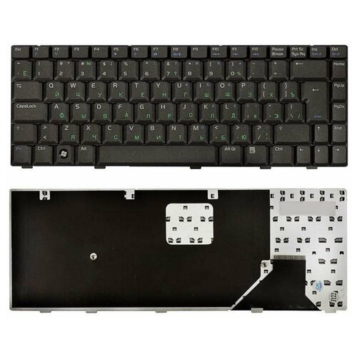 Клавиатура для ноутбука Asus W3 W3J A8 F8 F8S N80 X80 черная