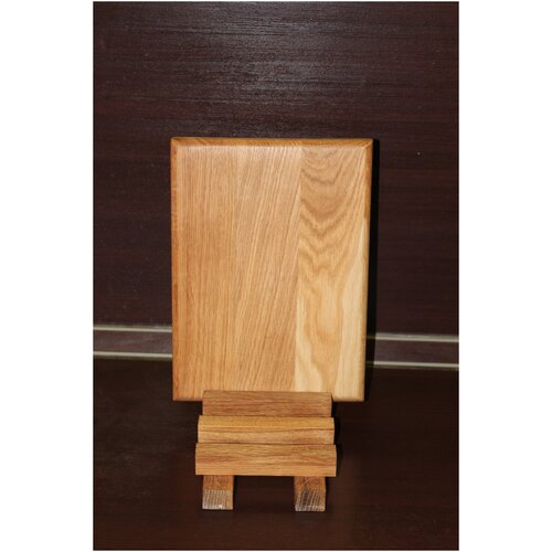 Разделочная доска деревянная 29*21*2,5 / Кухонная доска из массива дуба