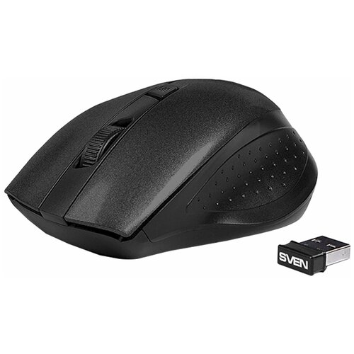 Мышь беспроводная SVEN RX-325 3 кнопки 1 колесо-кнопка оптическая черная SV-03200325WB 107200₽