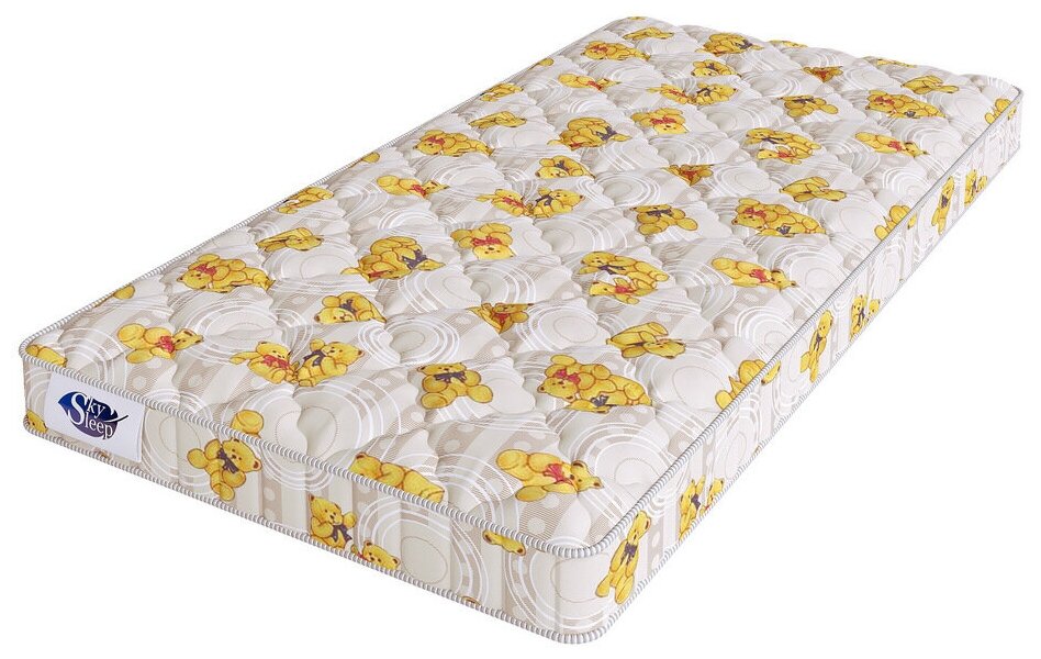 Матрас детский анатомический беспружинный на кровать SmailSleep Kiddy Foam 80х160х10 см