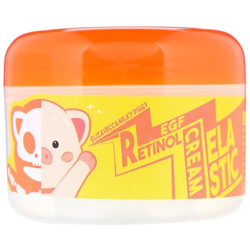 Elizavecca Milky Piggy EGF Elastic Retinol Cream Крем для лица, 100 мл моделирующий крем для бюста elizavecca milky piggy super elastic bust cream 100 мл