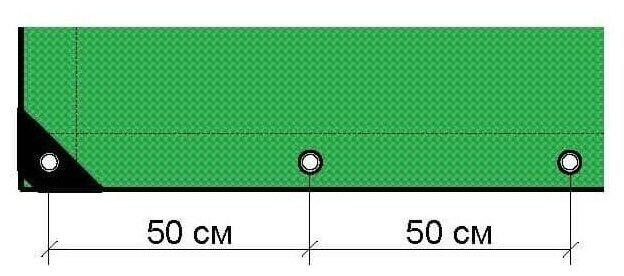 Тент строительный 100 г/м2 (20х20 м) INTARP - фотография № 3