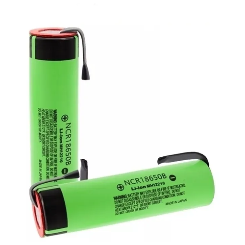 фото Аккумулятор 18650 li- ion panasonic 3400 mah с выводами под пайку (axial) liitokala