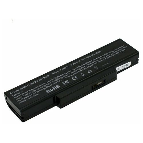 Для ASUS N71JA (5200Mah) Аккумуляторная батарея ноутбука аккумулятор батарея для ноутбука asus k72 5200mah replacement черная