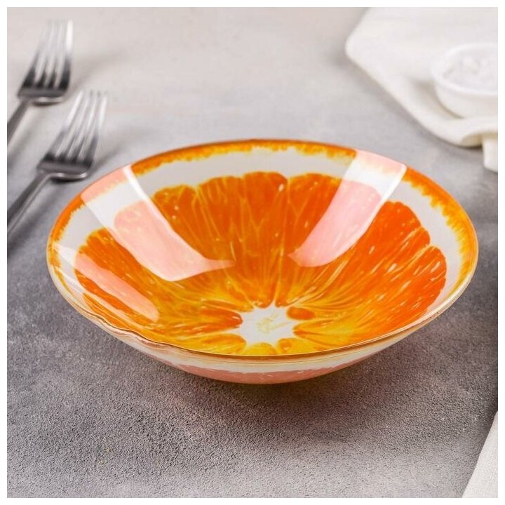 Миска Доляна "Сочный апельсин", d-18,4 см