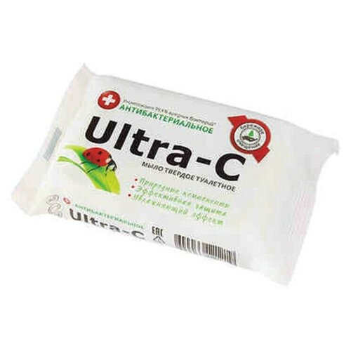 Мыло туалетное антибактериальное 200 г Ultra-C (эфко), 80594 10 шт