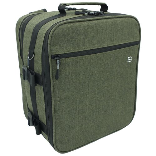 фото Рюкзак-трансформер сумка для ручной клади pobedabags green base 36х30х27