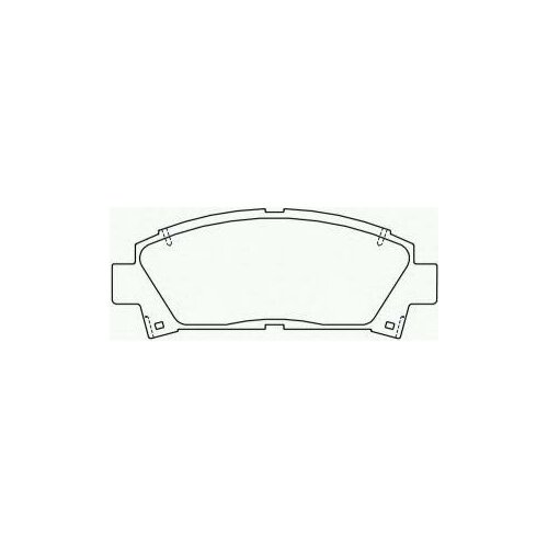 фото Комплект тормозных колодок диско brembo p83028 toyota: 04465yzzcf 0449112590 0449117170 0446517050 0446520510