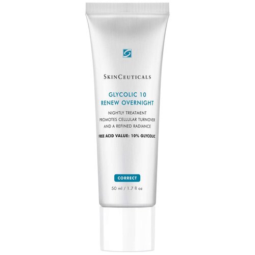 SkinCeuticals Glycolic 10 Renew Overnight Ночной крем стимулирующий обновление клеток и возрождающий сияние, 50 мл