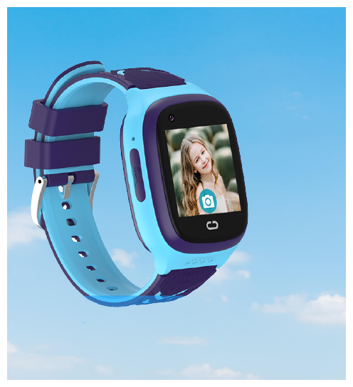 Детские умные смарт-часы Smart Baby Watch LT31 4G с поддержкой Wi-Fi и GPS, HD камера, SIM card (Голубой)