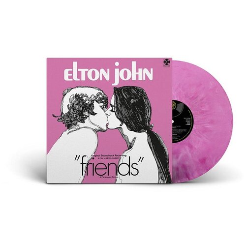 Виниловая пластинка Elton John. Friends. Original Soundtrack. Pink Marbled (LP) виниловая пластинка elton john friends original soundtrack pink marbled lp