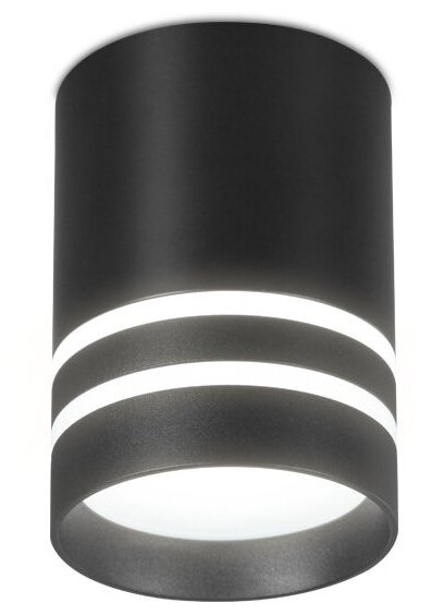 Светильник Ambrella light Techno Spot TN242 BK/S, E27, 12 Вт, кол-во ламп: 1 шт, цвет: черный