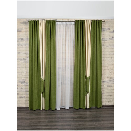 Штора однотонная 