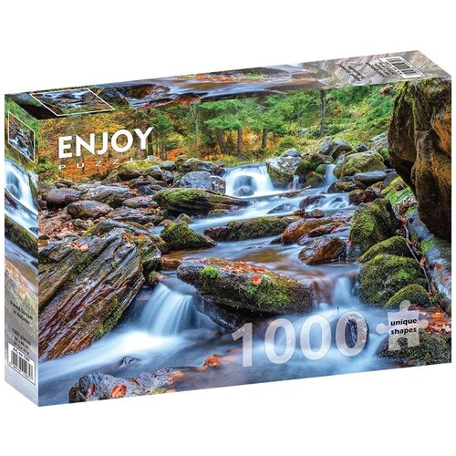 Пазл Enjoy 1000 деталей: Лесной ручей осенью пазл enjoy 1000 деталей замок нойшванштайн осенью германия