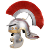 Шлем центуриона с красным плюмажем - изображение