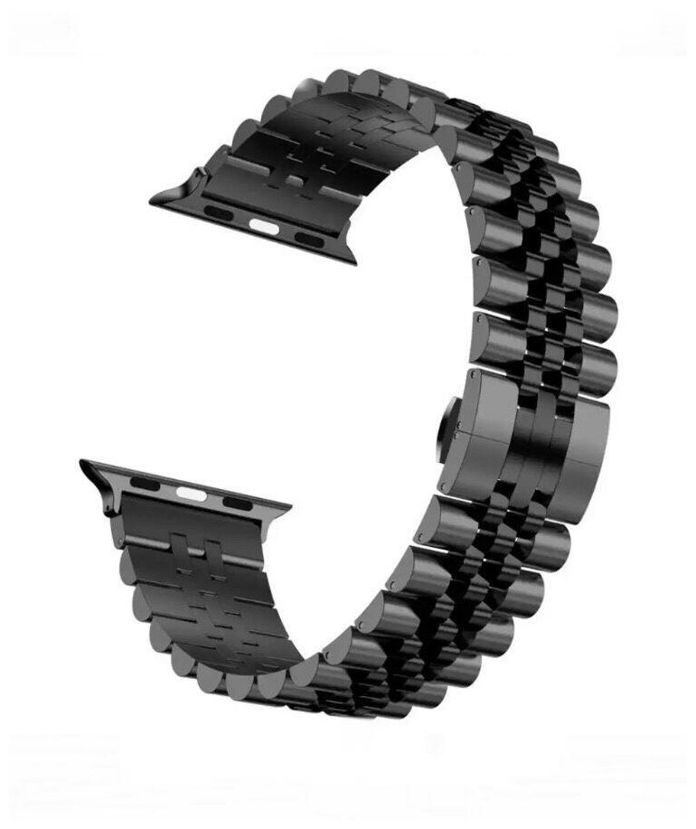 Металлический ремешок для Apple Watch 38/40 mm (Черный)