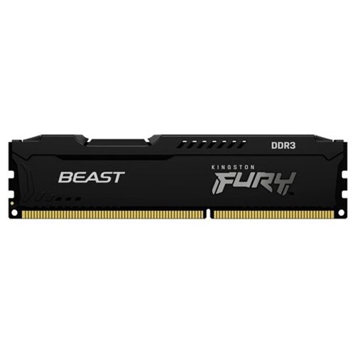 Оперативная память Kingston DDR3 4Gb 1600MHz pc-12800 FURY Beast Black KF316C10BB4 275000₽
