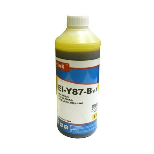 Чернила для EPSON (T6644/T6734) L100/L200/ L655/ L800/ L1800 (1л, yellow, Dye) EI-Y87-B Gloria™ MyInk растворитель tikkurila ohenne 1120 1l