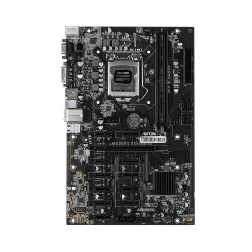 Материнская плата AFOX AFB250-BTC12EX oem OEM new b250 motherboard btc mining motherboard 12xpcie to usb3 0 graphics card slot lga1151 supports ddr4 dimm ram computer