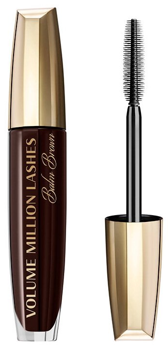 L'Oreal Paris Тушь для ресниц Volume Million Lashes Balm, коричневый