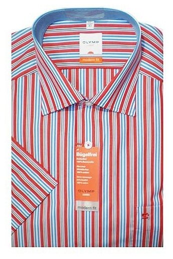 Рубашка OLYMP, размер 39, мультиколор