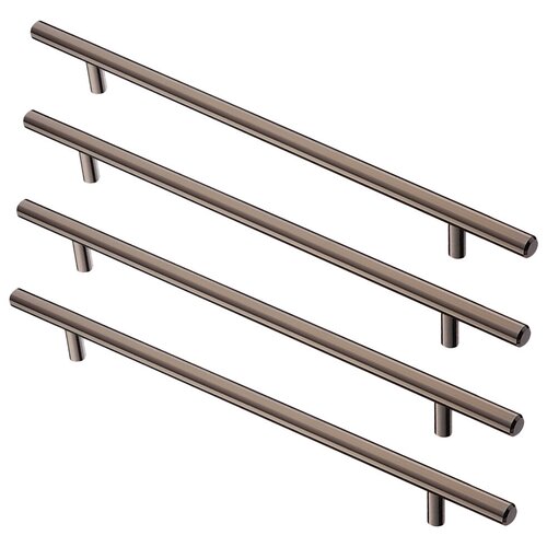 Ручка рейлинг, диаметр 12 мм, 320 мм, хром полированный, комплект 4 шт