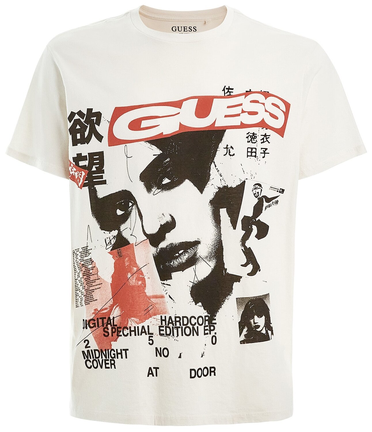 Футболка GUESS, размер XL, белый — фото 1