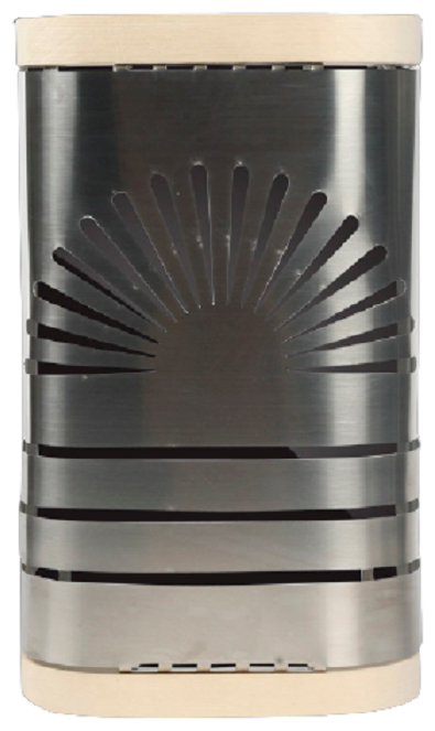 Абажур (плафон) для светильника для сауны VL-013 Steel (нерж. сталь)
