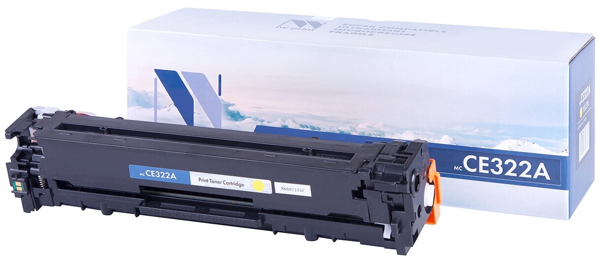 Лазерный картридж NV Print NV-CE322AY для HP LaserJet Color Pro CP1525n, CP1525nw, CM1415fn, CM1415fnw (совместимый, жёлтый, 1300 стр.)