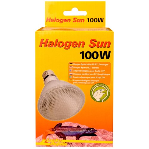 Лампа галогенная LUCKY REPTILE Halogen Sun Spot 100Вт, E27 (Германия)