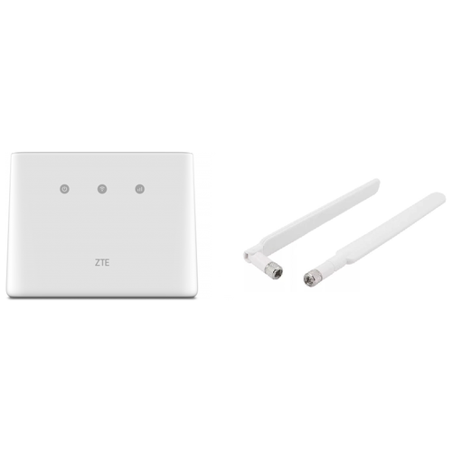 ZTE MF293N стационарный роутер 3G/4G LTE (маршрутизатор) Wi-Fi Cat.4 с двумя антеннами 5dBi