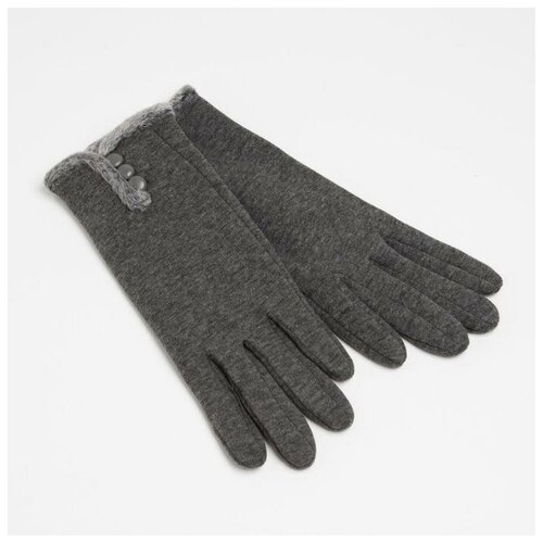 фото Перчатки женские, цвет серый, размер 8 нет бренда