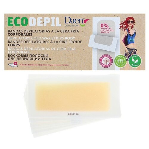 Daen Полоски для депиляции Daen, 16 шт.