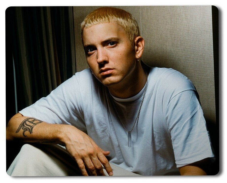 Коврик для мыши с принтом Музыка Eminem Эминем - 6299 Г