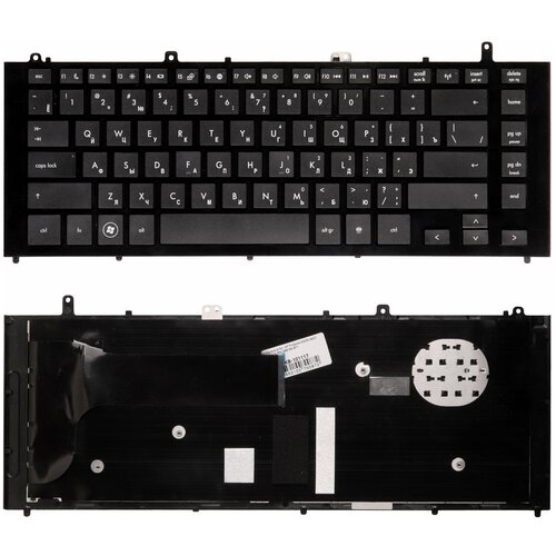 Клавиатура для ноутбука HP Probook 4320s 4321s 4325s Плоский Enter Черная с рамкой PN NSK-HP0SQ 890₽