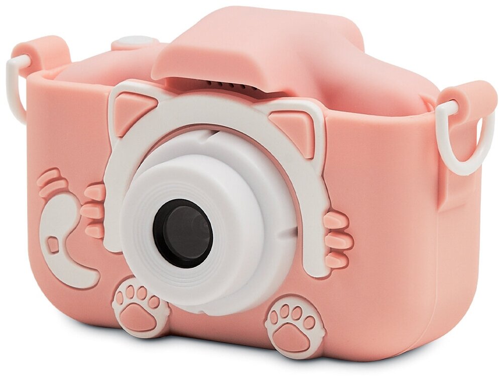 Детский фотоаппарат X200 Normal HD DUAL кошка pink