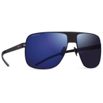 Титановые солнцезащитные очки GRESSO San Rafael - квадратные / синие - изображение